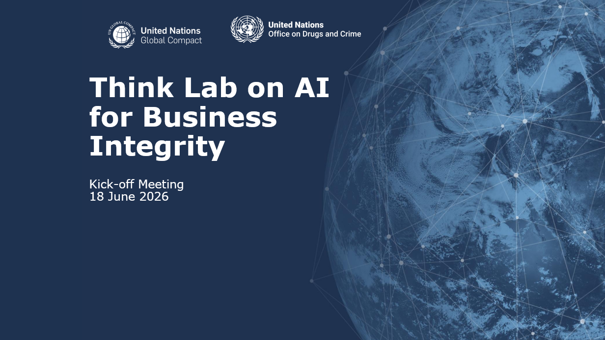 A new Think Lab explores the potential of artificial intelligence for strengthening business integrity